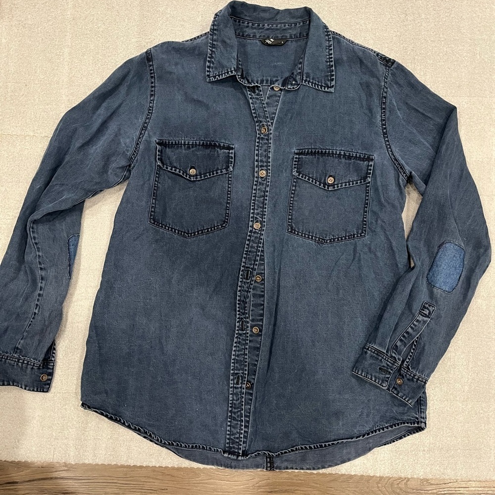 [M]Club Monaco Lycell Denim Shirts- WMN- CHN
